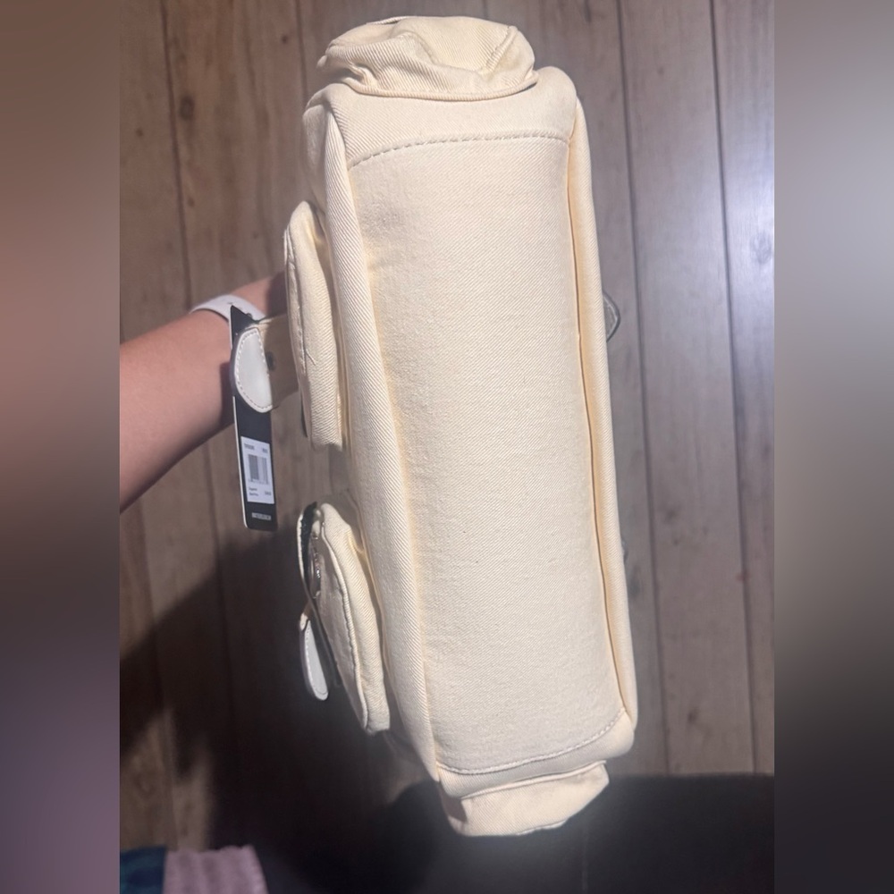 Viral True Religion Yellow Shoulder Bag with Silver Accents - Picture 5 of 7